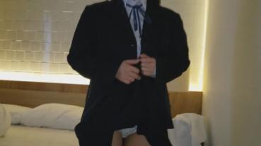 FC2 PPV 1327117 *With limited benefits [individual photography] Prefectural General Department 1- Freshman. She wears a back-to-back uniform and cries with her uncle's life before the entrance ceremony