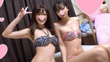 FC2 PPV 1773514 【夢の姉妹に中出し③】妹18歳K③・姉28歳OL　泊りでエッチな水着の姉と妹まんこの両方にどぴゅどぴゅ種付けできる乱交パーティ開催！贅沢エロ姉妹♀個人撮影【美乳