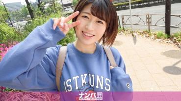 マジ軟派、初撮。 1825 天真爛漫な笑顔が可愛らしい現役JDをナンパ！お悩み調査で打ち明けられる彼氏いない系女子の性事情！大きめ乳輪おっぱいを揺らしてマン汁ダラダラで感じまくる！