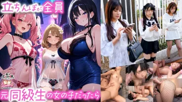 [If all the standing girls were former classmates] (1) Classmate Madonna "Nitori" (2) Class's fair-skinned and soft-butt idol "Mashiro" (3) The best de М gal in the grade "Minato" [Delusional erotic Nitori ♯ & Mashiro & Minato]