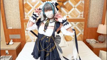FC2 PPV 4775771 【無/本数限定価格】**pjjpxn*ppy ガチでかわいいチェシャーコスで膣奥＆口内2発射！イキまくりのキツまんドスケベメイドがダンナさまの精子を搾り取る！